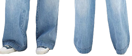 wide-leg loose Straight jean
